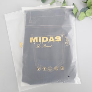 Custom Frosted zipper bags with logo,clothing bags for underwear,toys,makeup packaging with logo printed,custom package bags,Ziplock Bags zdjęcie 8