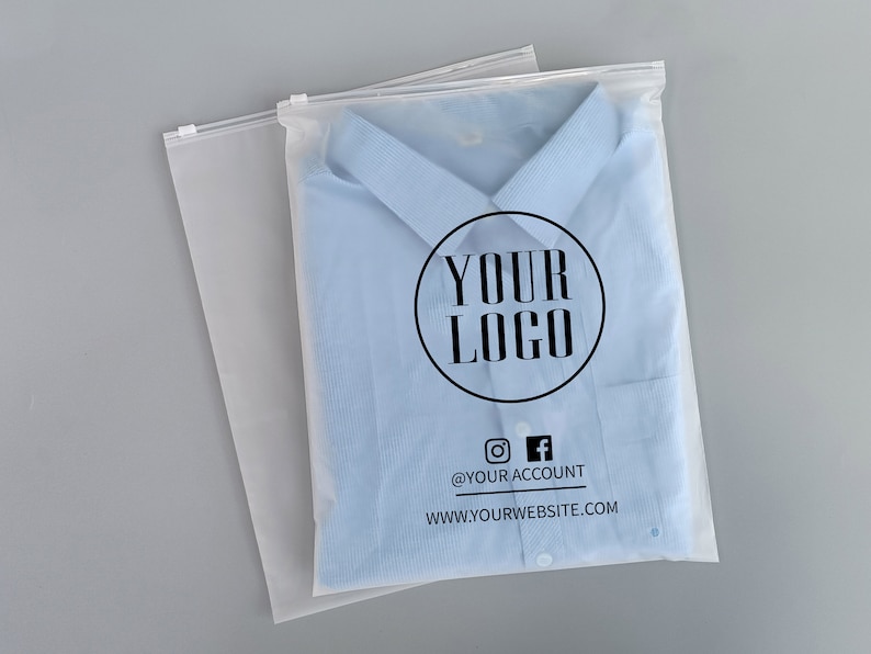 Custom Frosted zipper bags with logo,clothing bags for underwear,toys,makeup packaging with logo printed,custom package bags,Ziplock Bags zdjęcie 1