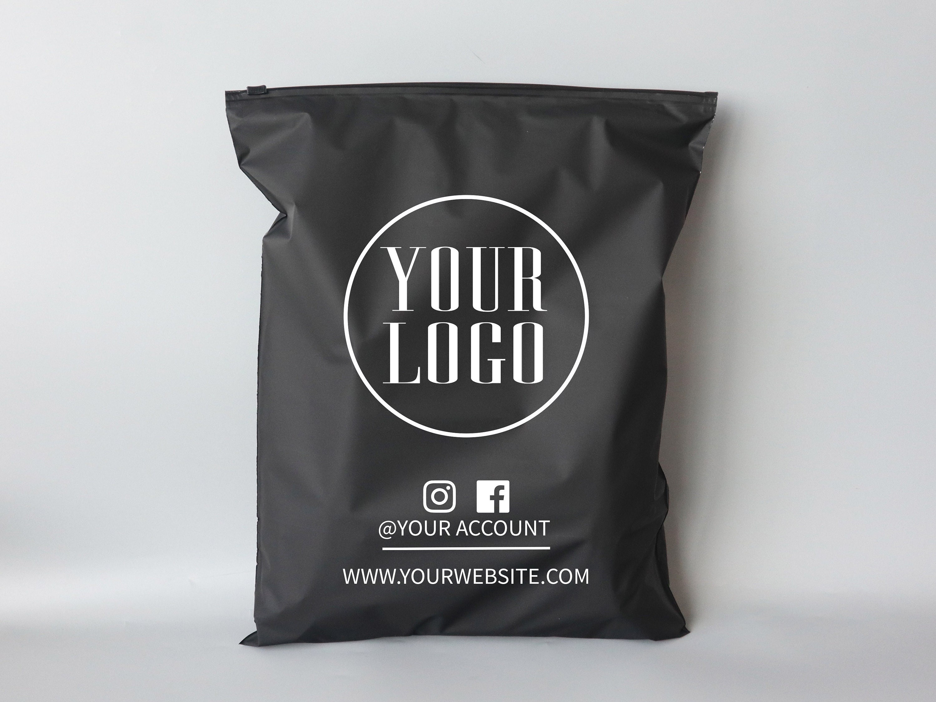 Black Zipper Bags With Logo,customized Clothing Bags for Black Zipper Bags With Logo,customized Clothing Bags for