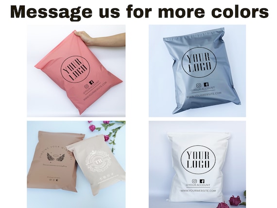 Black Zipper Bags With Logo customized Clothing Bags for Tshirt.hoodie Packaging With Logo Printed custom Package Bags zipper Bag envelopes Etsy Canada