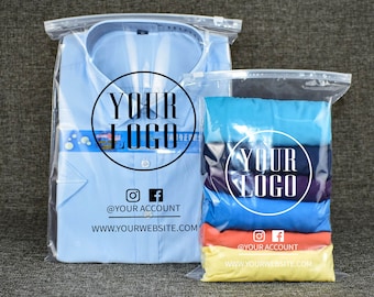 Custom Frosted zipper bags,clear zip lock bags,high quality clothes plastic bag for Clothing Coat Jeans Hoodies Package
