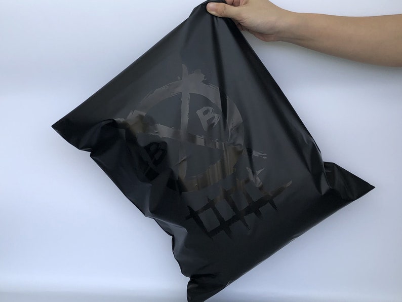 Bolsas de envío personalizadas con logotipo, sobres de polietileno negros, bolsas de embalaje personalizadas, bolsas de correo personalizadas, bolsas de polietileno ecológicas, sobres de envío personalizados imagen 10