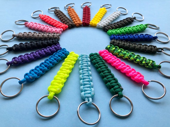 Paracord 550 Cobra Zip Pull Zipper Charm Keyring Keychain Etsy UK