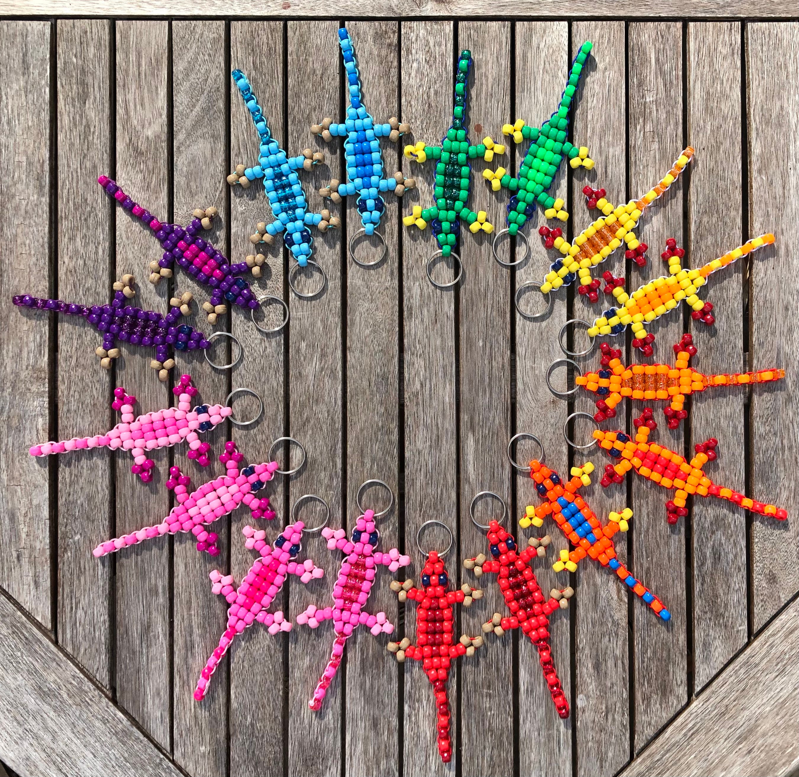 The Beadery Alphabet Beads 10mm Neon - Bead & Powwow Supply