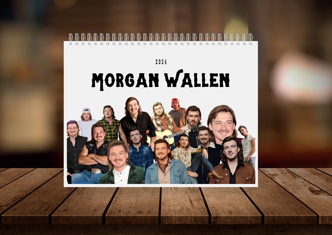 Wallen 2024 Calendar Country Music Gift Etsy