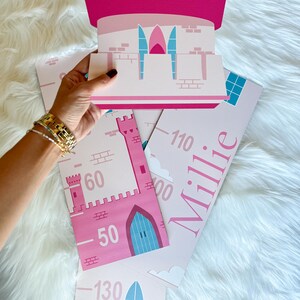 Prinzessin Kinderzimmer Wand Dekor, Baby Girl Wachstum Diagramm Lineal, 1. Geburtstagsgeschenk für Kinder