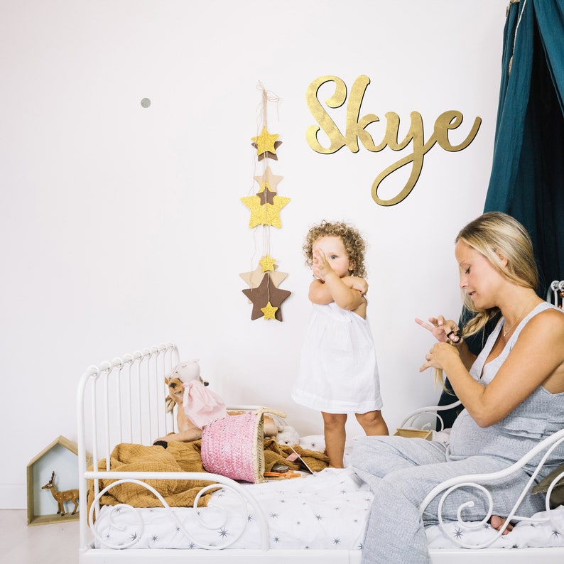 Golden Name Sing Wall Decor