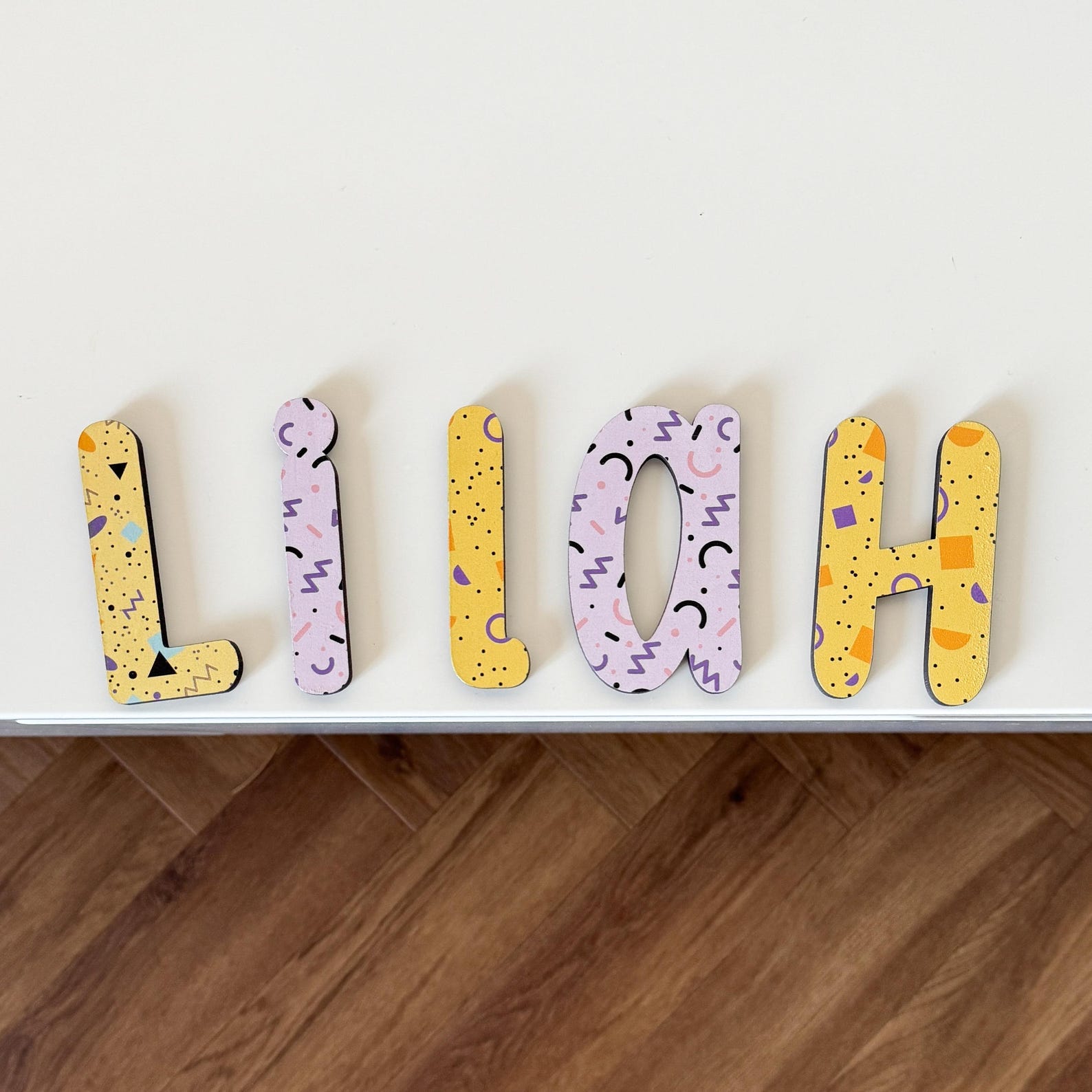 Personalized Wooden Name Wall Letters, Customized Name Sign for Nursery ...