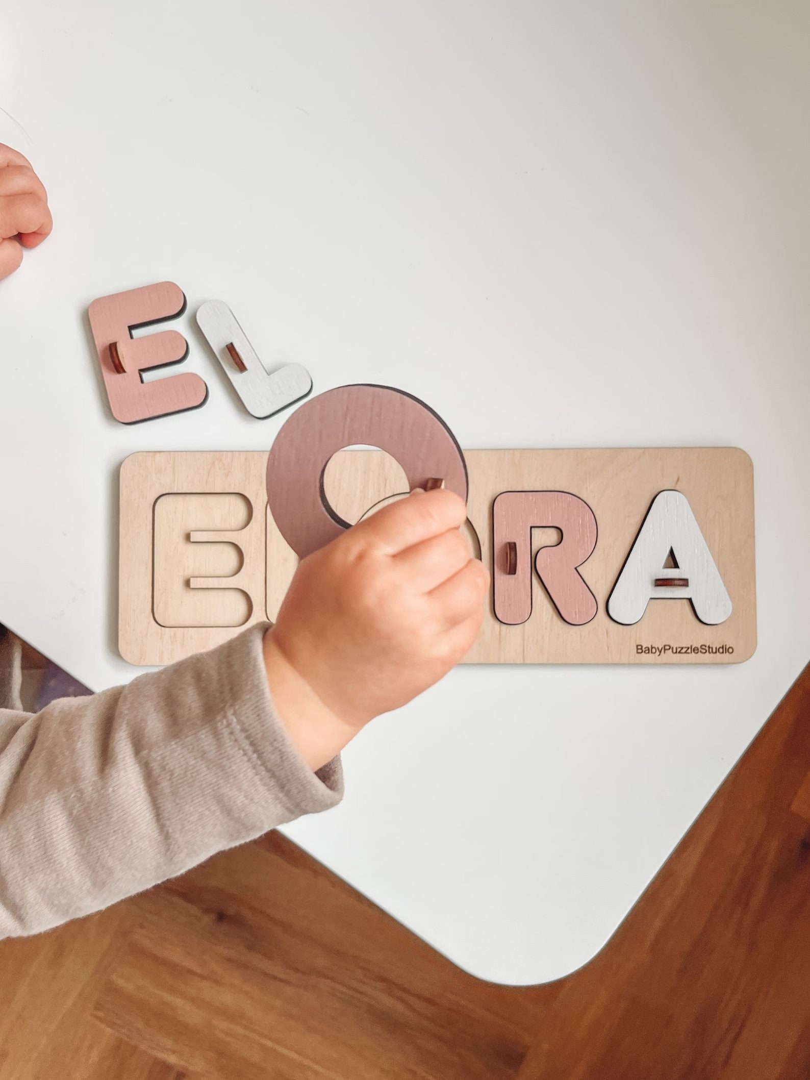 Personalized Name Puzzle for Kids, Custom Baby Gifts, Wooden Puzzles ...