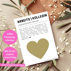 Abschiedsgeschenk Kollegin & Kollege | Rubbelkarte | Abschied Kollegin | PERSONALISIERT | Abschiedskarte | Jobwechsel Kollegin | Neuer Job