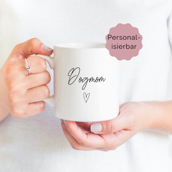 Hundtasse -Tasse personalisiert Hund | Geschenk für Hundeliebhaber | Hund Tasse | Hundemensch | Hunde Verlust Geschenk | Dog Mom & Dog Dad