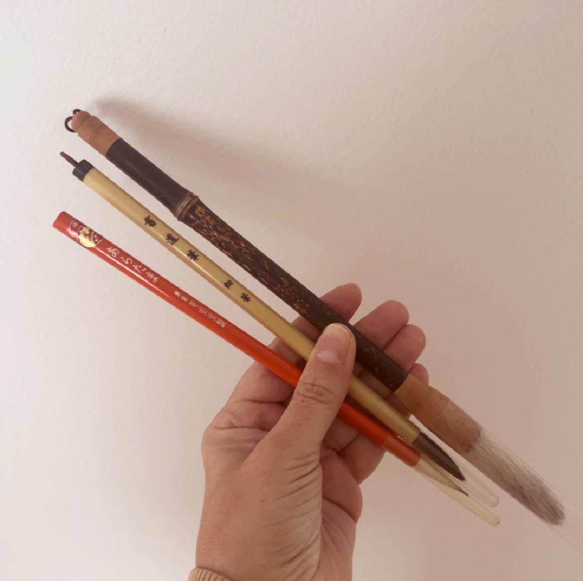 Uonlytech Pennelli Per Calligrafia Pietra Per Inchiostro Bastoncino d