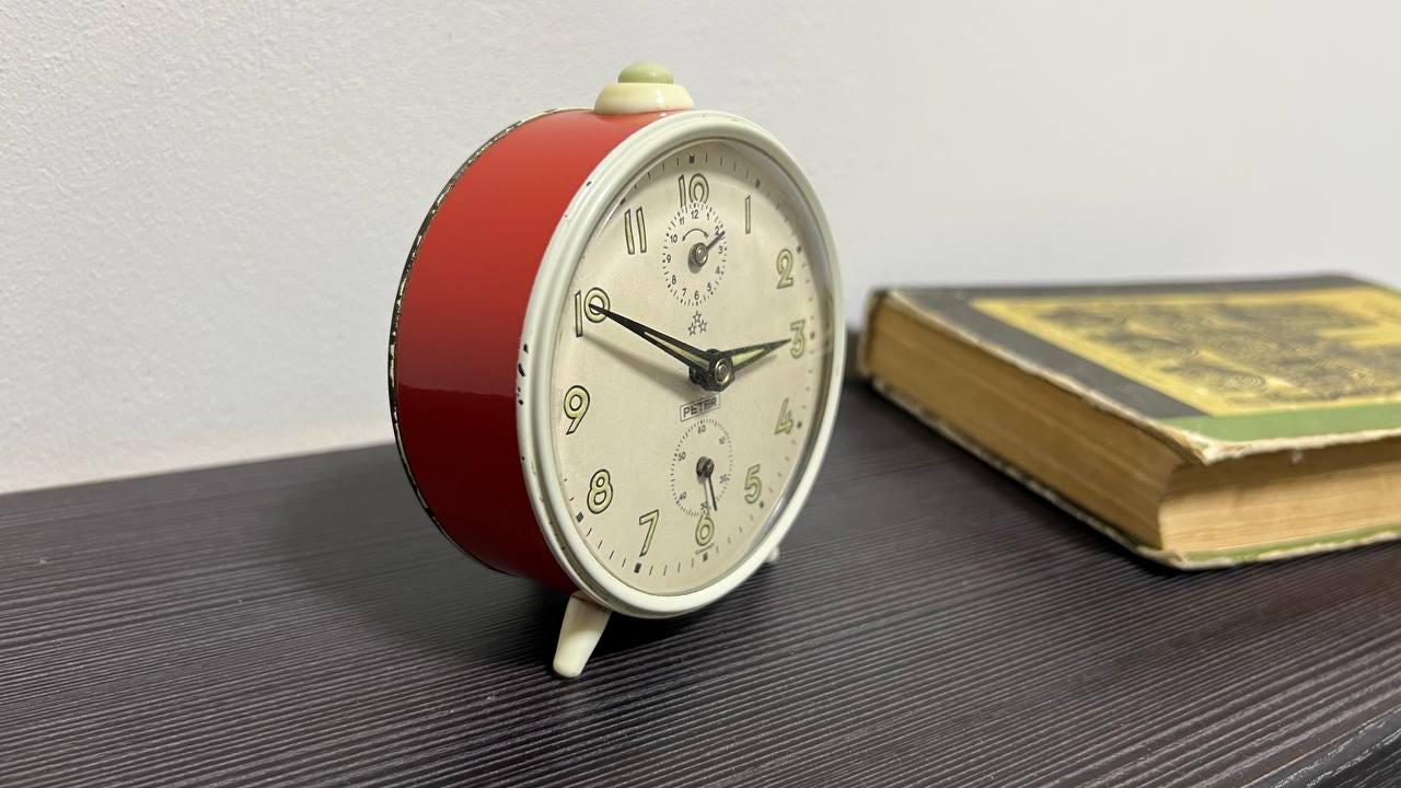 UWESTRA WESTERN GERMANY Réveil Voyage Reisewecker Travel Alarm clock