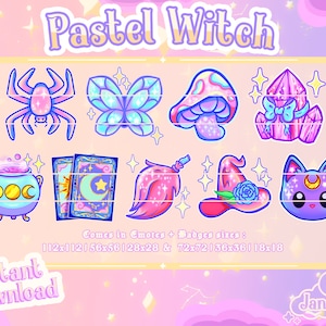 Twitch Sub Bit Badges X8 Zelda Fairy / Kawaii Fairy Badges 