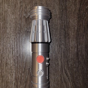 Darth Maul Single Hilt 3D Printed Lightsaber Fully Assembled + Free Stand image 7