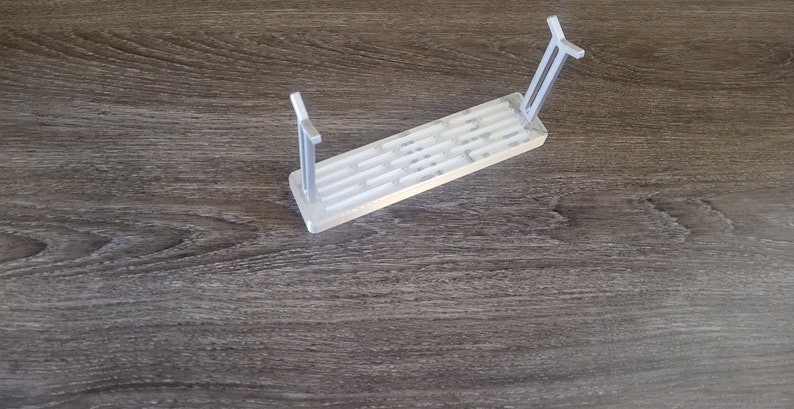 Darth Maul Single Hilt 3D Printed Lightsaber Fully Assembled + Free Stand image 9