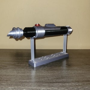 Ezra Bridger 2nd 3D Printed Lightsaber Fully Assembled + Free Stand