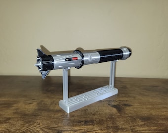 Baylan Skoll 3D Printed Lightsaber Fully Assembled + Free Stand