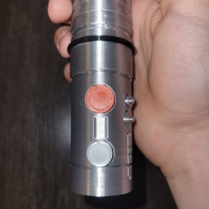 Darth Maul Single Hilt 3D Printed Lightsaber Fully Assembled + Free Stand image 6