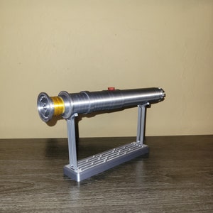 Jedi Knight Revan 3D Printed Lightsaber Fully Assembled + Free Stand