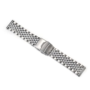 Custom 316L Stainless Steel 20mm 22mm Beads of Rice Watch Bracelet Band Strap Fit For Seamaster Speedmaster Seiko007 UniversaryDive Watch