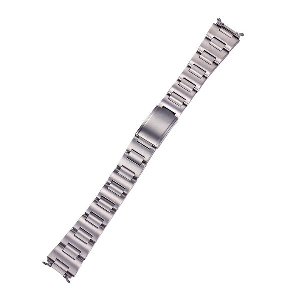 Bracelet de montre incurvé à maillons H en acier inoxydable massif 316L, 19mm, pour montre de rallye Seiko 6119-7170 7173 8300 6106-7119 7117 8229