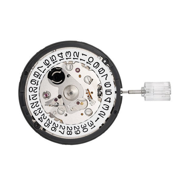 Modify Mod Diy Watch Accessories  Genuine SKX NH35/NH35A Automatic Watch Movement Date Crown @3 White