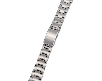 Bracelet de montre Oyster brossé en acier inoxydable personnalisé de 17 mm 18 mm 19 mm 20 mm pour montre ROLEX skx