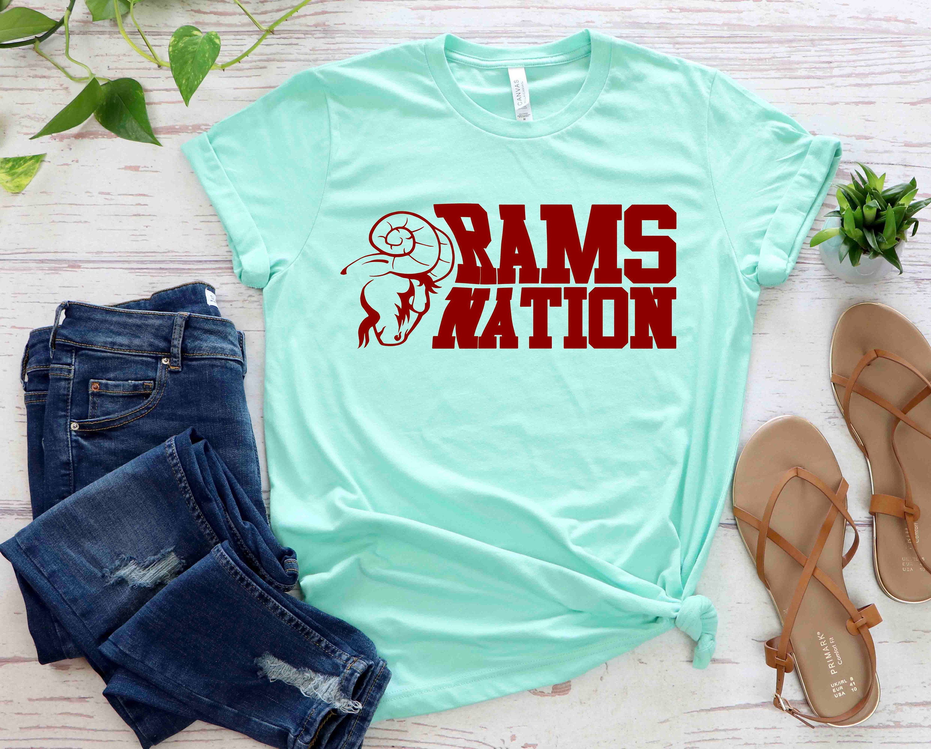 Rams Nation SVG PNG EPS Jpg Go Rams Rams Strong Rams Team Rams Etsy