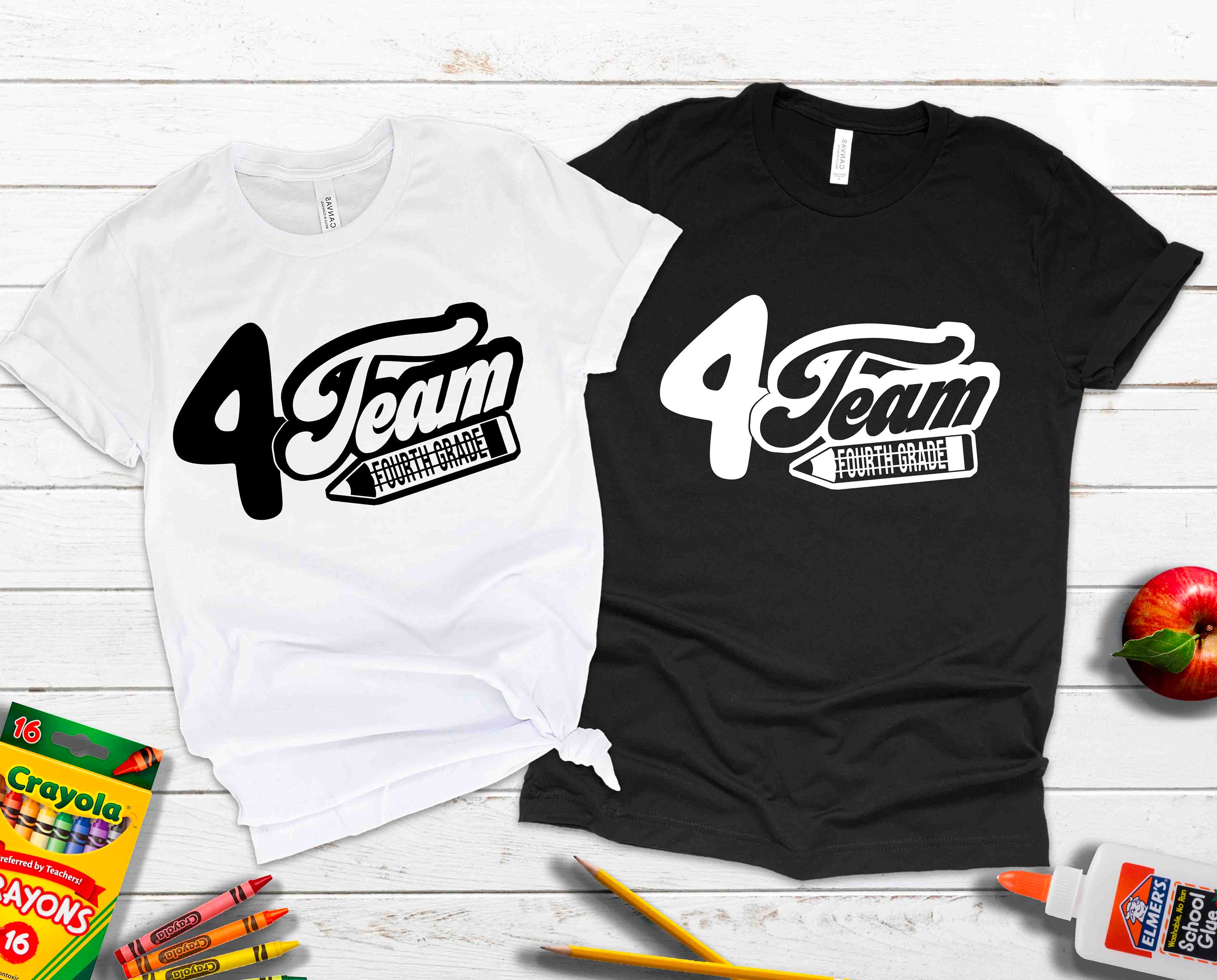 Team Fourth Grade SVG PNG Team 4st Grade Back to School - Etsy