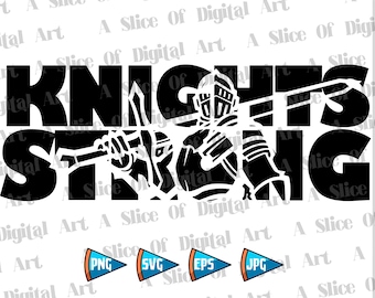 Knights Strong - Athletic Teams Design (Digital Download)