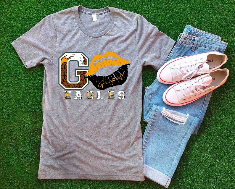 Eagles Football Athletic Teams 2 SVG PNG EPS Go Eagles Etsy