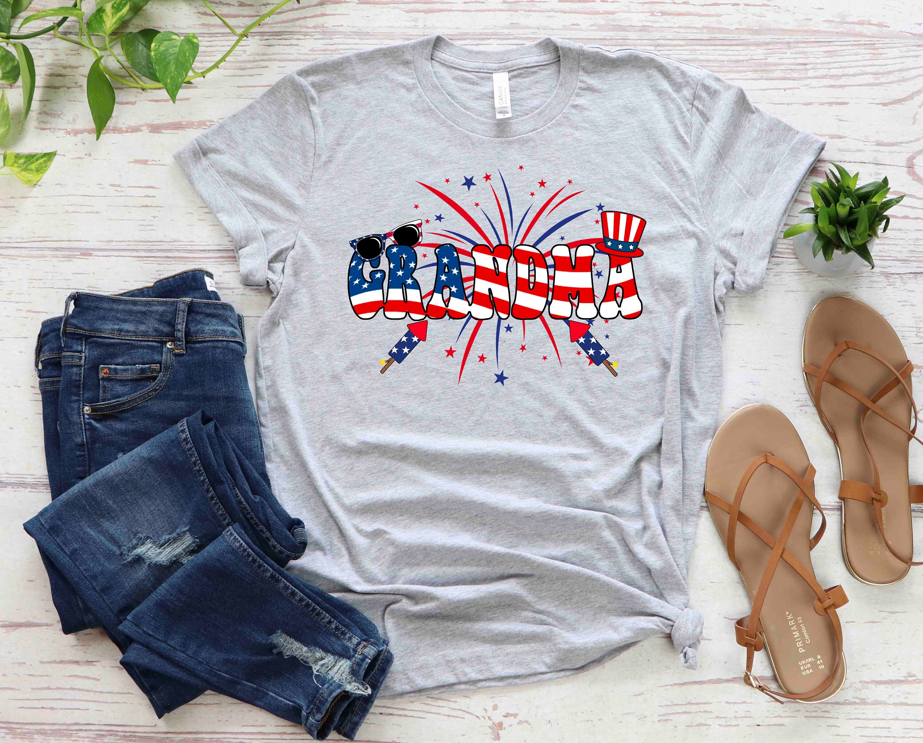 Grandma Gigi Patriotic Mimi Nana Grandma PNG Jpeg 4th Fourth - Etsy