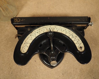 Schreibmaschine Die amerikanische Index-Schreibmaschine von 1893, seltenes Ausstellungsstück, Original-Schreibmaschine