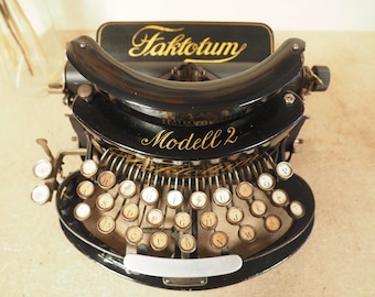 FAKTOTUM mod# 2 (1913) RARA máquina de escribir alemana antigua máquina de escribir máquina de escribir schreibmaschine coleccionable