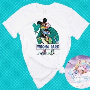 Wrong Park- Jurassic Dino Tshirt
