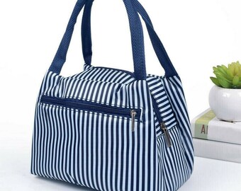 Handmade Insulated Lunch Bag Thermal Cooler Women Kids Picnic Food Box Tote Bags