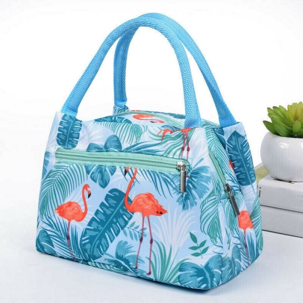 Handmade Insulated Lunch Bag Thermal Cooler Women Kids Picnic Food Box Tote Bags