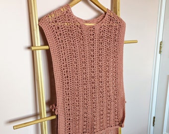 Daisy Chains Vest, Crochet Pattern