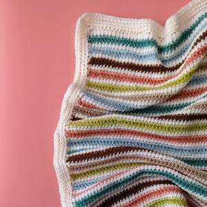 Stacks and Stripes Crochet Blanket Pattern