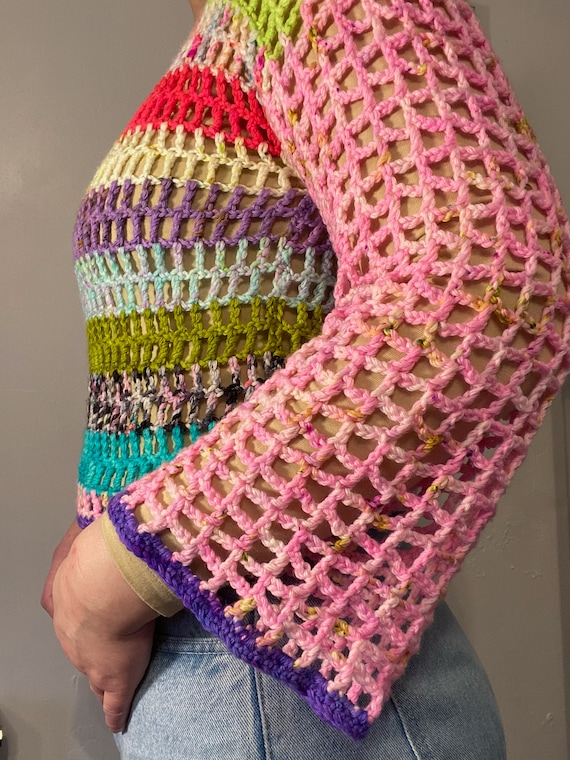 トップス Mix Yarn Crochet Top il_1080xN.4844632798_7cic.jpg