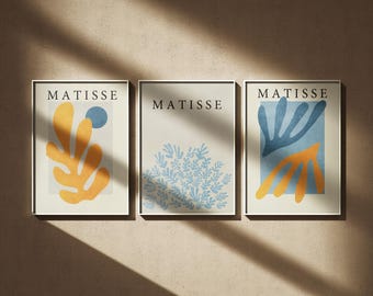 Matisse Art Print Set: Fauvism Style, Set of 3