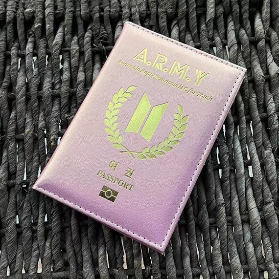 BTS Fan Army Fandom Inspired Passport Cover Case Skin Etsy UK