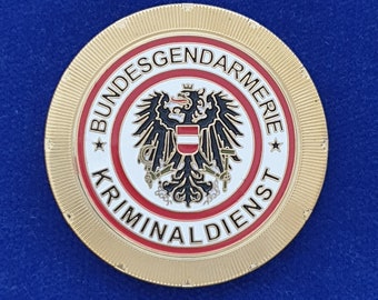 Austrian Federal Gendarmerie Cockade Challenge Coin