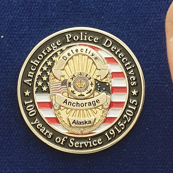 Challenge Coin Anchorage Police