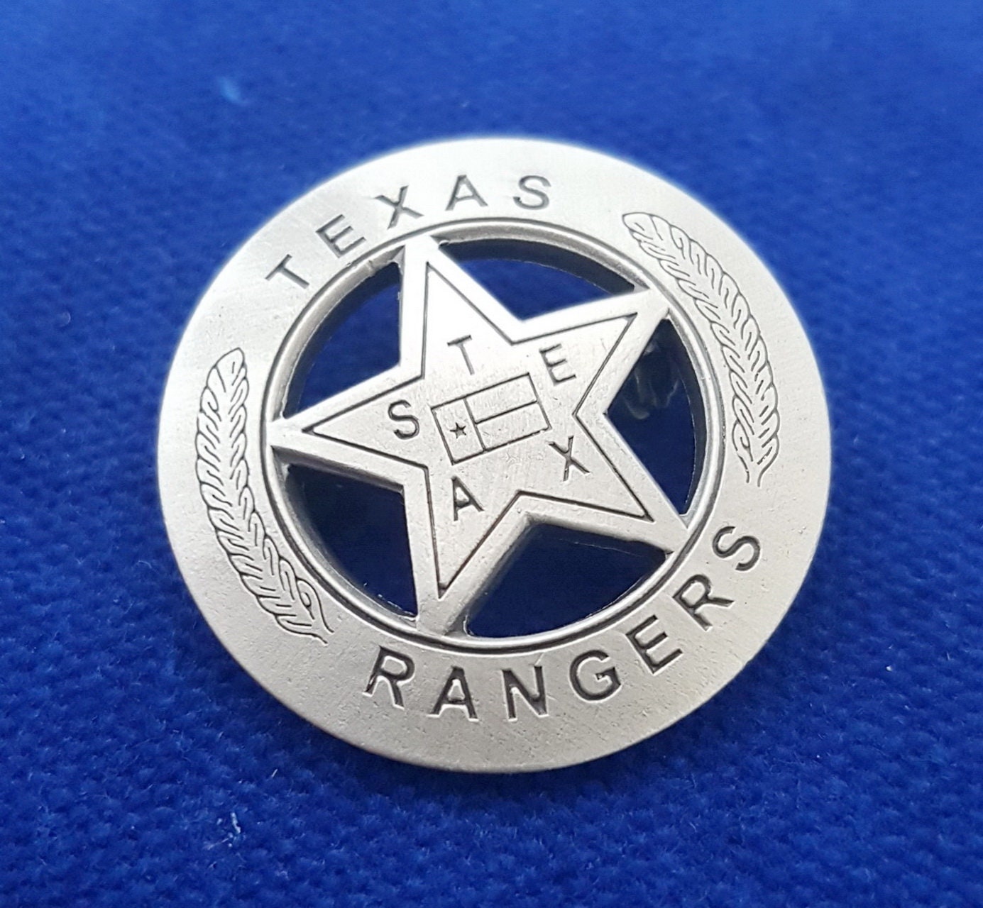 Lone Stella Cintura Fibbia Distintivo Sceriffo Uomo Donna