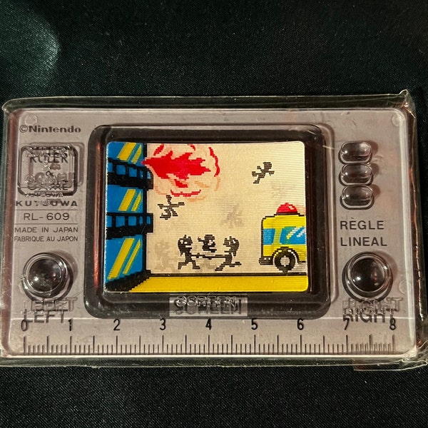 Nintendo Game and Watch Ruler Fire FR-27