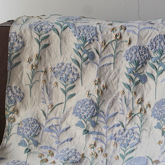 Floral Jacquard Fabric,Upholstery Fabric,Floral Fabric,Cushion Fabric,Sofa Fabric,Jacquard Fabric,Curtain Fabric,Fabric By 1/2 Yard
