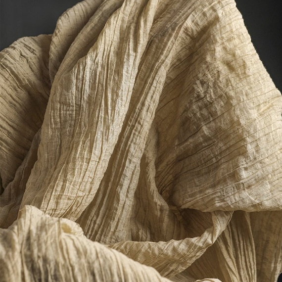 Solid Gauze Fabric,Designer Fabric,Plain Fabric,Camel Fabric,Solid Fabric,Soft Fabric,Summer Dress Fabric,Fabric By 1/2 Yard,Gauze Fabric
