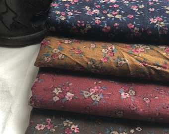 Flower Cotton Linen Fabric,Designer Fabric,Flower Fabric,Cotton Linen Fabric,Printed Fabric,Soft Fabric,Summer Dress Fabric,Fabric By Yard